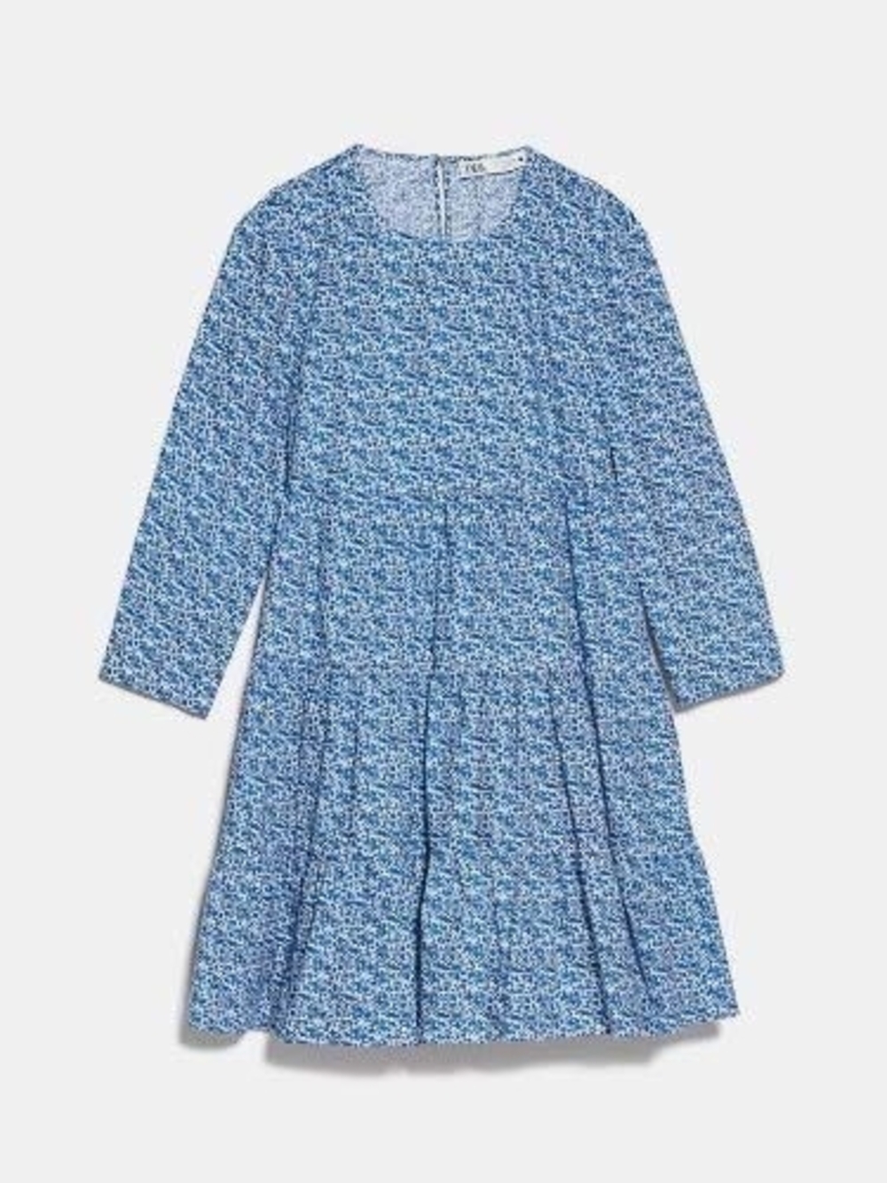 Zara | The Sharon Blue Floral Mini Babydoll Dress
